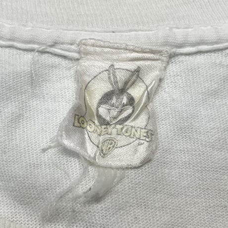LOONEY TUNES TWEETY 1995 VARIOUS FACE DOUBLE SIDE WHITE FITS XXL 9216