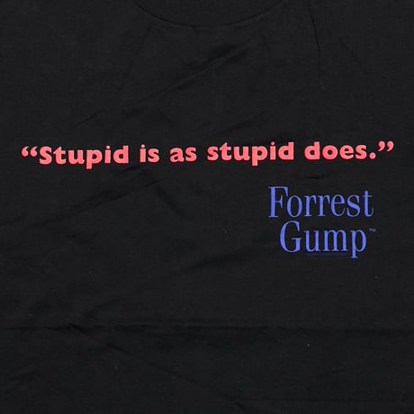 FORREST GUMP "Stupid is as stupid does" ALL SPORT XL 8367