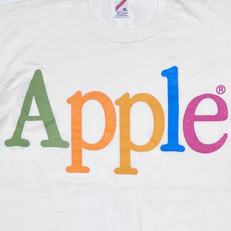 Apple MULTI COLOUR LOGO WHITE JERZEES XL 3064