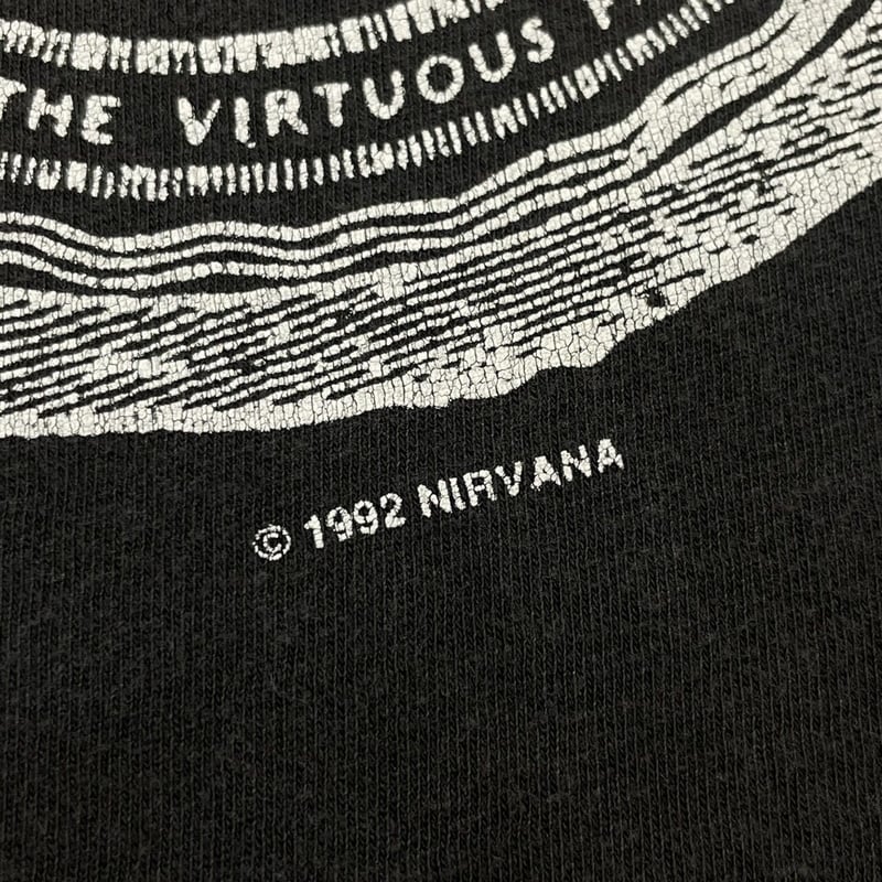 NIRVANA 1992 VESTIBULE EURO TAG XL 9681 | great