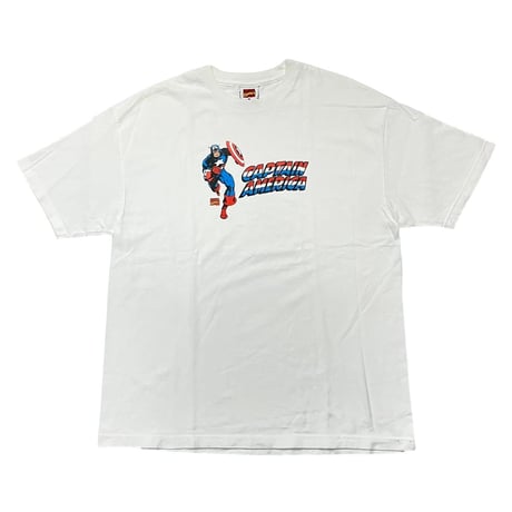 MARVEL COMICS CAPTAIN AMERICA TEE WHITE XL 6074