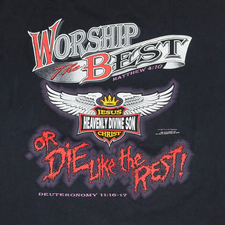 OLD&VINTAGE JESUS BORN TO DIE THAT YOU MIGHT LIVE! 1991 XXL 3209