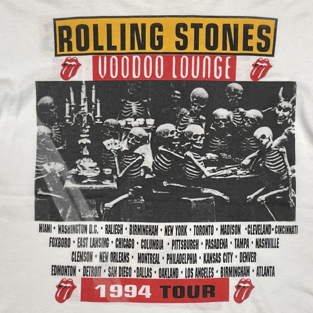 (正規品) 3枚 セット 1994 Vintage Rolling Stones ROLLING STONES VOODOO LOUNGE 1994 TOUR XL 6201