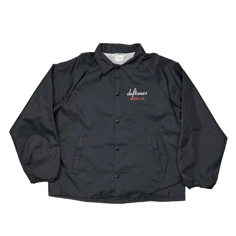 DEFTONES SACTO CA COACHES JACKET BLACK LARGE 69