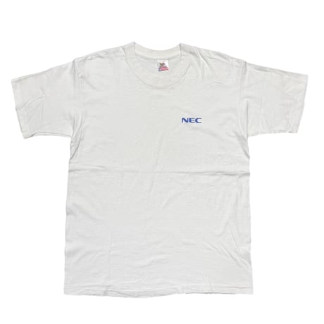 NEC COMPANY LOGO WHITE FRUIT OF THE LOOM LARGE 9370