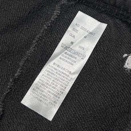 greatLAnd ORIGINAL REXY FLARE SWEAT PANT CHACOAL BLACK