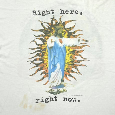 VAN HALEN WORLD TOUR 1993 Right here, right now. WHITE HANES XL
