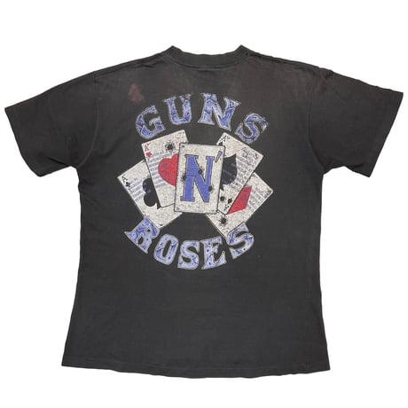 GUNS N' ROSES CARD PISTOL ROSE DOUBLE SIDE EURO XL 2200
