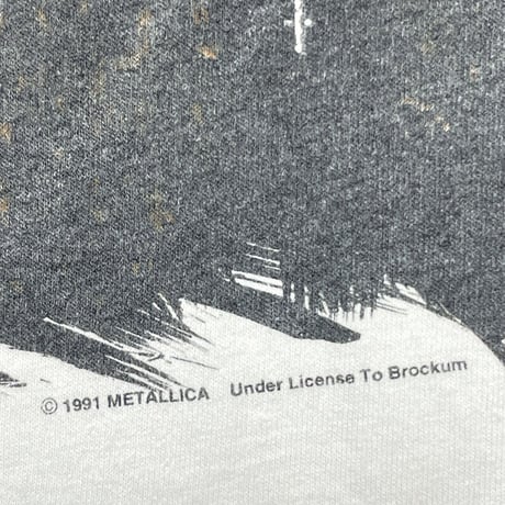 METALLICA 1991 WHEREVER I MAY ROAM STAGE SET WHITE METALLICA TAG XL 6903