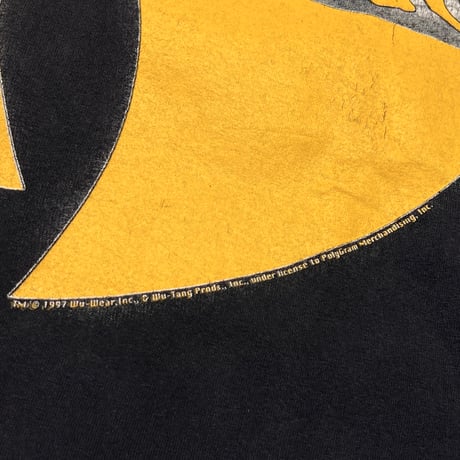 WU-TANG CLAN 1997 WU-WEAR YELLOW LOGO FITS LARGE 9891