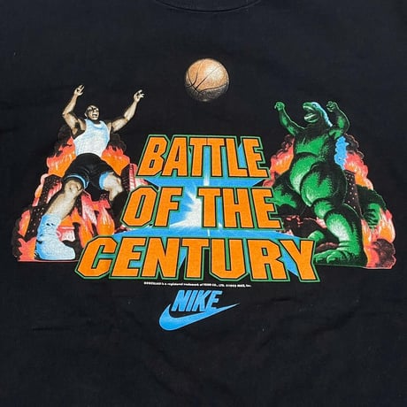 OLD NIKE BARKLEY VS GODZILLA SILVER TAG XL 2268