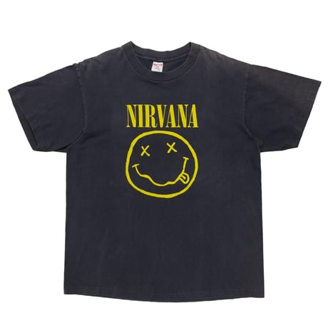 ⭐️未使用品NIRVANA SMILE Ｌ/ S TEE USA製 Ｌサイズ☆ nirvana Tシャツ スマイル（ファッション）（サイズ（S/M/L）：S