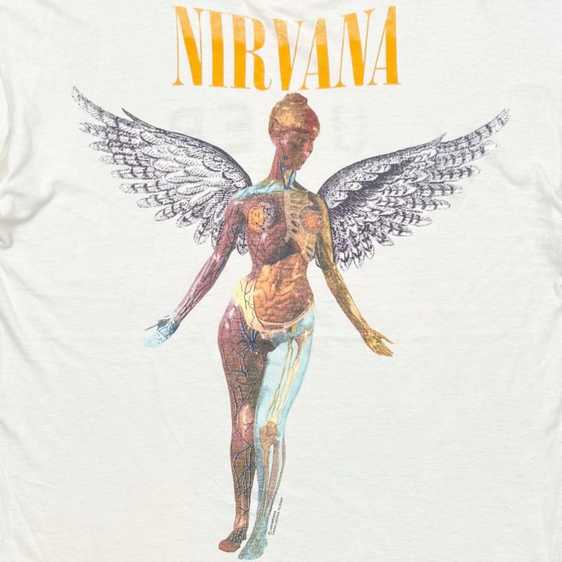NIRVANA IN UTERO BRIGHT GREEN XL 9925 | greatLA
