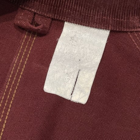 LAST OF STORE STUSSY 1993 CARHARTT JACKET WINE RED FIT XL 0158