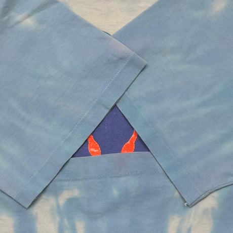 RED HOT CHILI PEPPERS 1990 SPERM LOGO TIE DYE GIANT BY TEE JAYS LARGE 7490