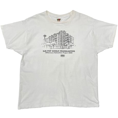 SUB POP WORLD HEADQUARTERS 2000 FRUIT OF THE LOOM XL 8457