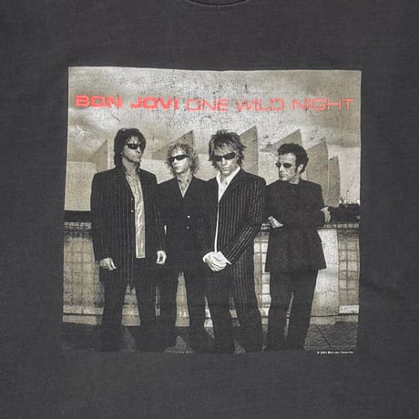 BON JOVI 2001 ONE WILD NIGHT WORLD TOUR GIANT FITS XL 4303