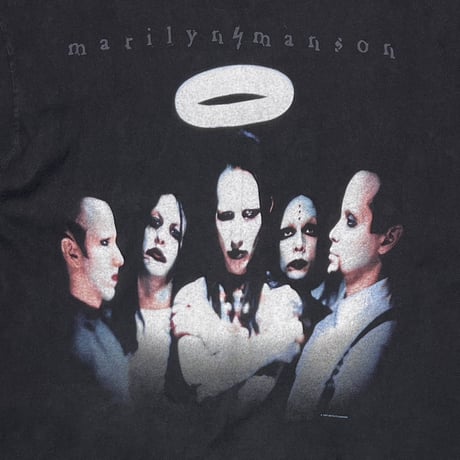 MARILYN MANSON 1997 ANTICHRIST SUPERSTAR CENTER RING STEDMAN BY HANES XL 4076