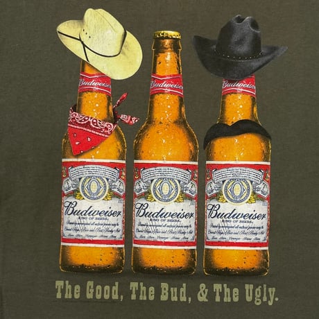 Budweiser The Good, The Bud, & The Ugly. BOTTLES KHAKI DELTA LARGE 9883