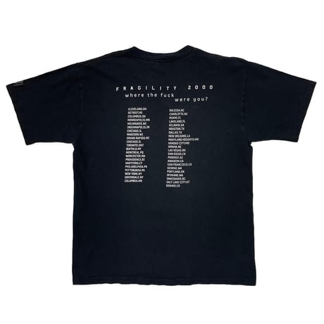 NINE INCH NAILS FRAGILITY 2000 TOUR ALL SPORT LARGE 9284