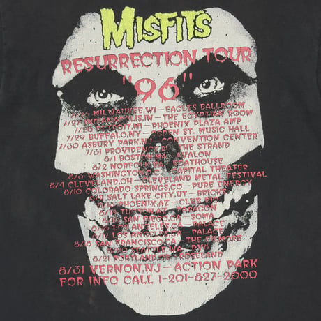MISFITS RESURRECTION 20 YEAR OF TERROR 1977-1997 FRUIT OF THE LOOM XL 1357