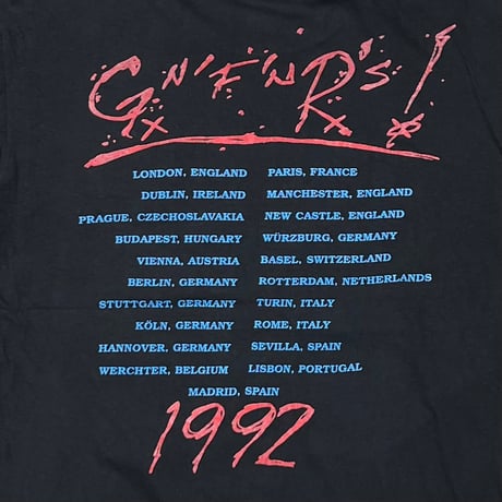 GUNS N' ROSES USE YOUR ILLUSION TOUR 1992 BOOTLEG XXL 3337