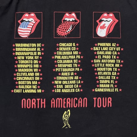 ROLLING STONES VOO DOO LOUNGE NORTH AMERICAN TOUR BROCKUM XL 1614