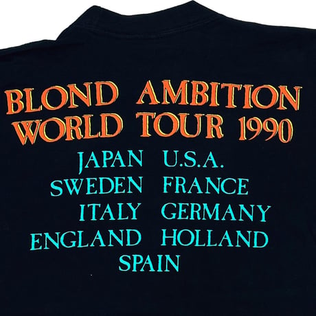MADONNA BLOND AMBITION WORLD TOUR 1990 BLACK LARGE 3824