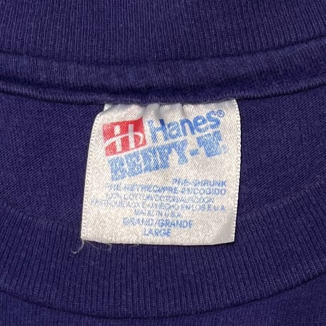 DISNEY VINTAGE MICKEY MOUSE PURPLE Hanes LARGE 1625