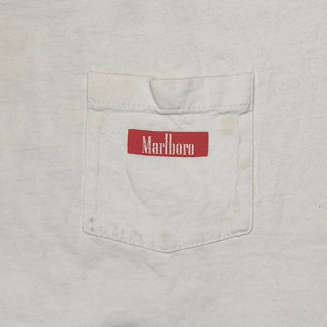 Marlboro RIDE HARD POCKET TEE WHITE FITS XL 6951
