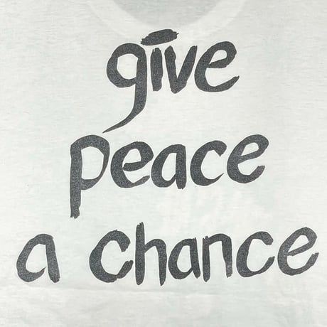 JOHN LENNON IMAGINE GIVE PEACE A CHANCE WHITE FITS M-L 2088