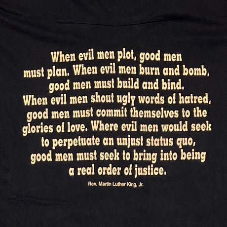 Martin Luther King Jr. MESSAGE LS Q-TEES XL 0914