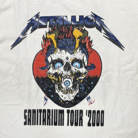 METALLICA SANITARIUM TOUR 2000 WHITE GILDAN XL 8374