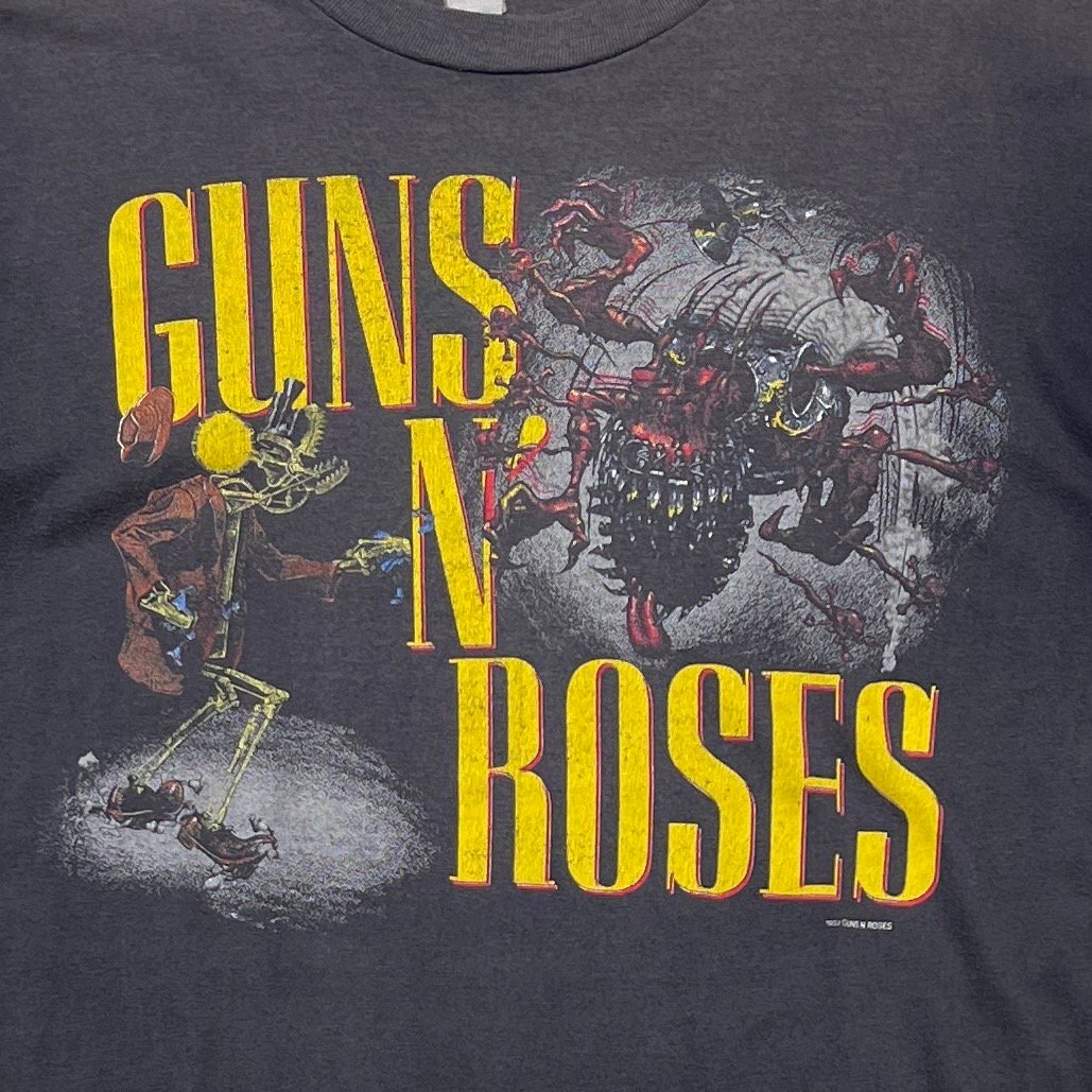 GUNS N' ROSES ヴィンテージ Vintage Guns N Roses Tokyo Japan 1992/1993 T-Shirt Mens L