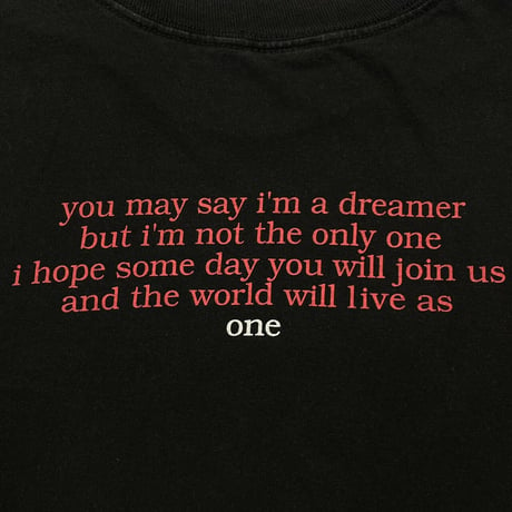 JOHN LENNON IMAGINE you may say i'm a dreamer... one FITS LARGE 5775