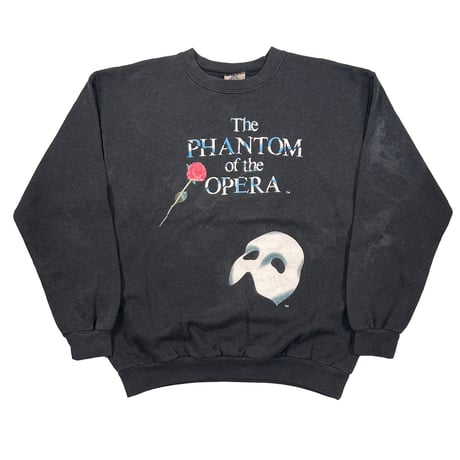 PHANTOM OF THE OPERA FRONT LOGO & MASK CREWNECK SWAET MEDIUM 4554