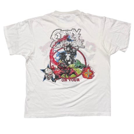 OZZY OSBOURNE 80's ON TOUR WHITE FITS LARGE 3475