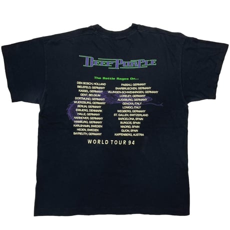 DEEP PURPLE DRAGON WORLD TOUR 1994 FITS XL 3590