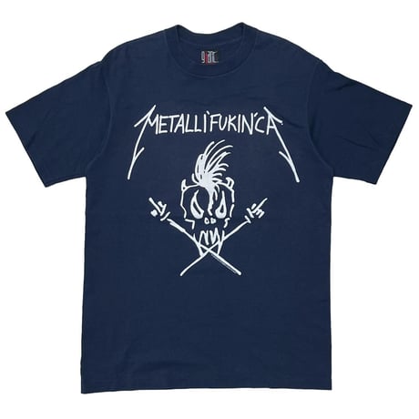 METALLICA 1993 METALLIFUKINCA BEEN THERE DONE NAVY GIANT BY TEEJAYS LARGE 5206