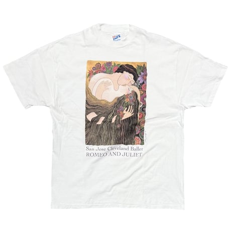 ROMEO AND JULIET San Jose Cleveland Ballet WHITE Hanes LARGE 9719