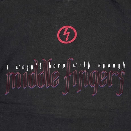 MARILYN MANSON MIDDLE FINGERS MANSON TAG FITS XL 9820