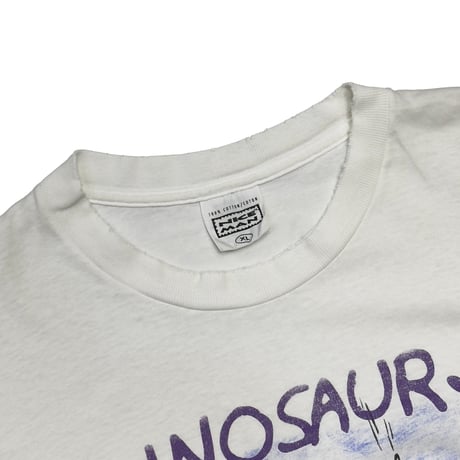 Dinosaur Jr WITHOUT A SOUND BACK COVER DESIGN WHITE NICE MAN XL 0686