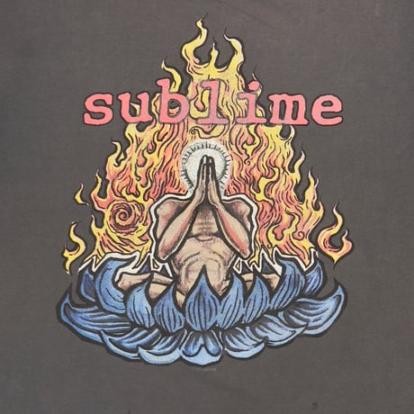 sublime FLAMING LOTUS CHARCOAL M&O LARGE 0056