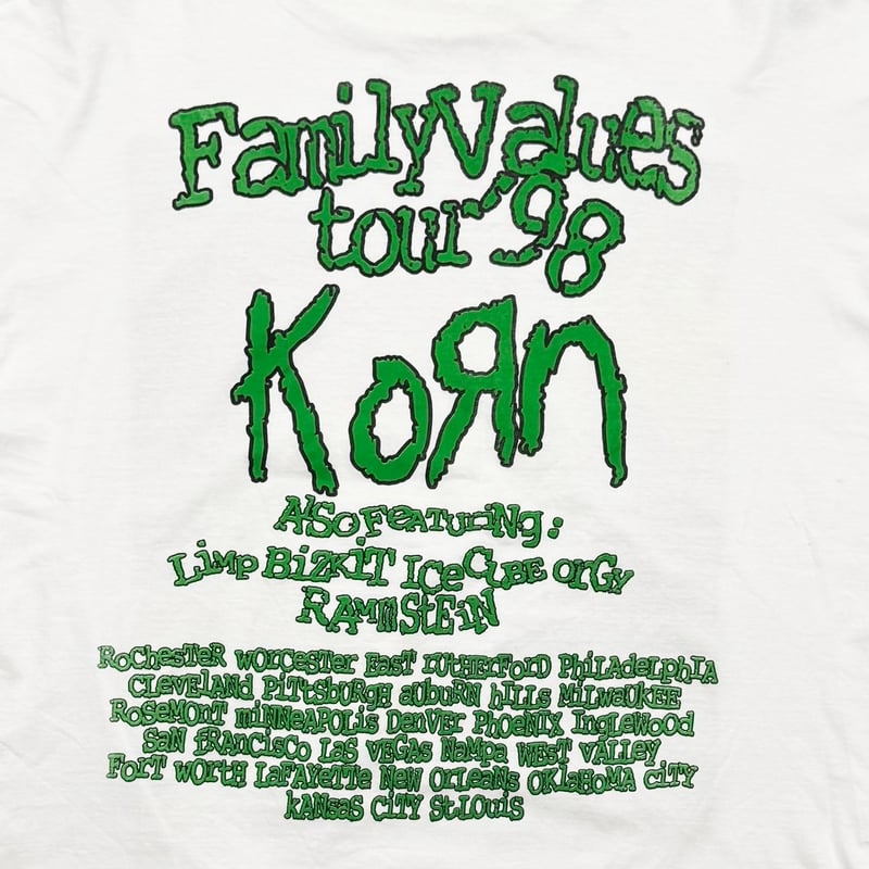 KORN FOLLOW THE LEADER FAMILY VALUES TOUR 1998