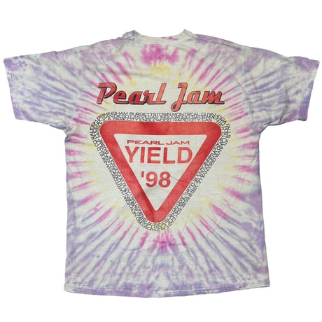 PEARL JAM YIELD '98 TOUR TIE DYE FRUIT OF THE LOOM XL 5687
