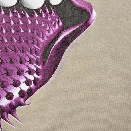 THE ROLLING STONES PURPLE SPIKE TONGUE VOODOO LOUNGE BLEACHED BROCKUM LARGE 8244