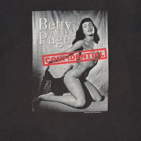 BETTIE PAGE PORTRAIT BETTY PAGE CONFIDENTIAL 2001 DELTA XXL 9816