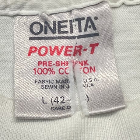 MADONNA BLOND AMBITION WORLD TOUR 90 WHITE ONEITA LARGE 1314