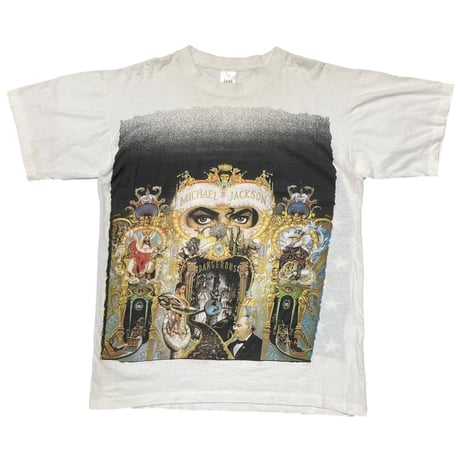 MICHAEL JACKSON DANGEROUS OFFICIAL TOUR WHTE XL 9359