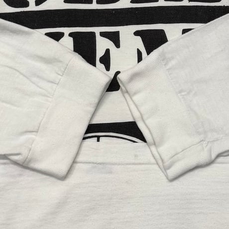 PUBLIC ENEMY TARGET LOGO BOOTLEG LS WHITE XXL FITS XL 0204